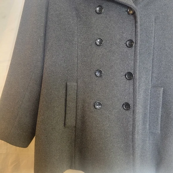 Wool/ Cashmere/Nylon Blend Coat women 16 - Picture 5 of 11